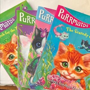 NWOT Scholastic Purrmaids Book Collection - Books 1-4